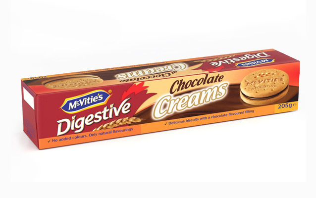 McVitie’s Digestive Creams Chocolate 205g