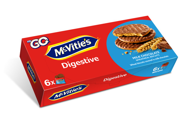 McVitie’s Digestive ToGo Milk Chocolate 6×33,3g