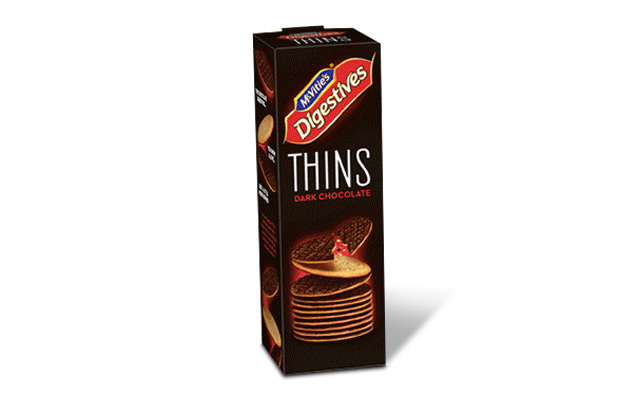 McVitie’s Digestive Thins Dark Chocolate 180g