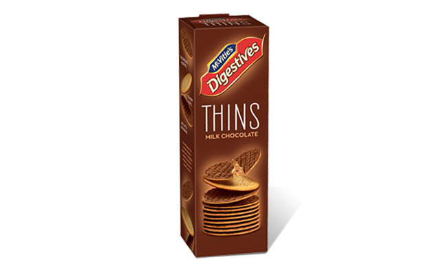 McVitie’s Digestive Thins Milk Chocolate 180g