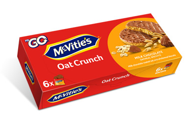 McVitie’s Oat Crunch ToGo Milk Chocolate 6×37,5g